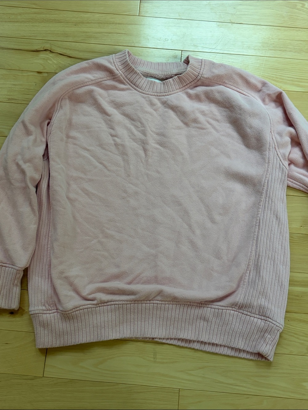 aerie Light Pink Crewneck Oversized Sweatshirt XS